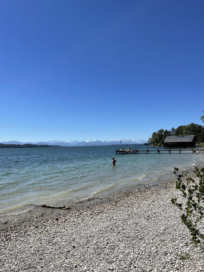 Casa Verde: Kueche, Tv, Nespresso, Im Gruenen Starnberg Zewnętrze zdjęcie